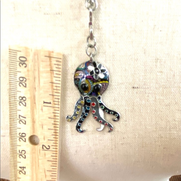Decorative Octopus Pendant Necklace - Picture 9 of 11